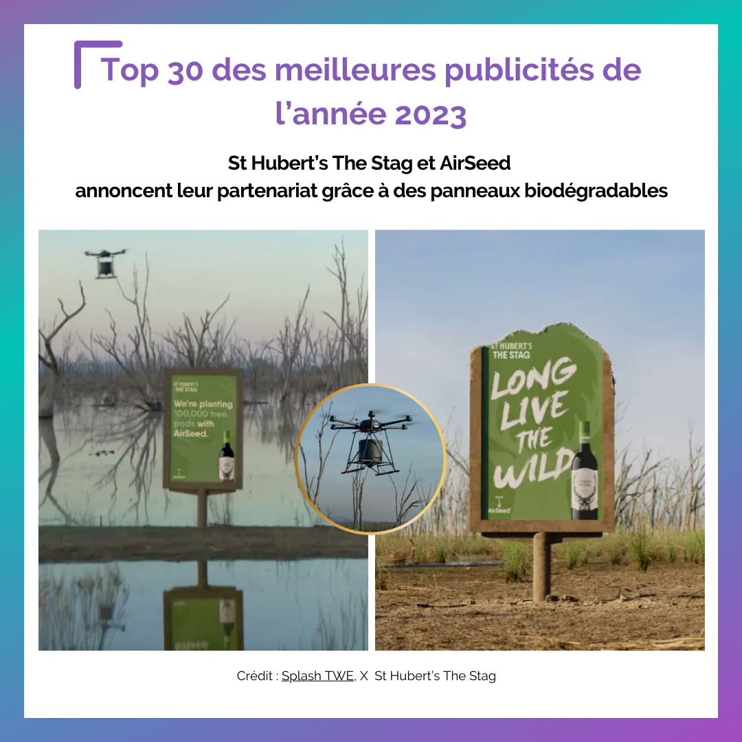 Publicité St Hubert's Stag et Airseed 2023